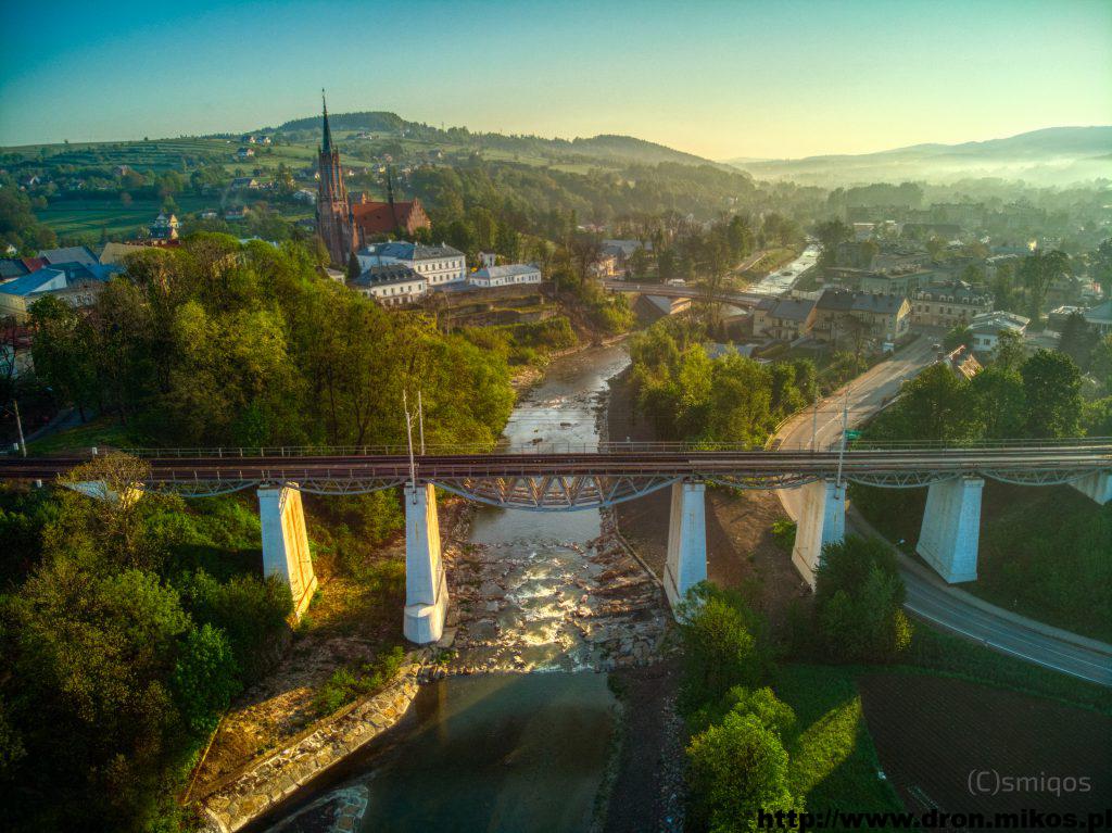 Railroad bridge near Grybów